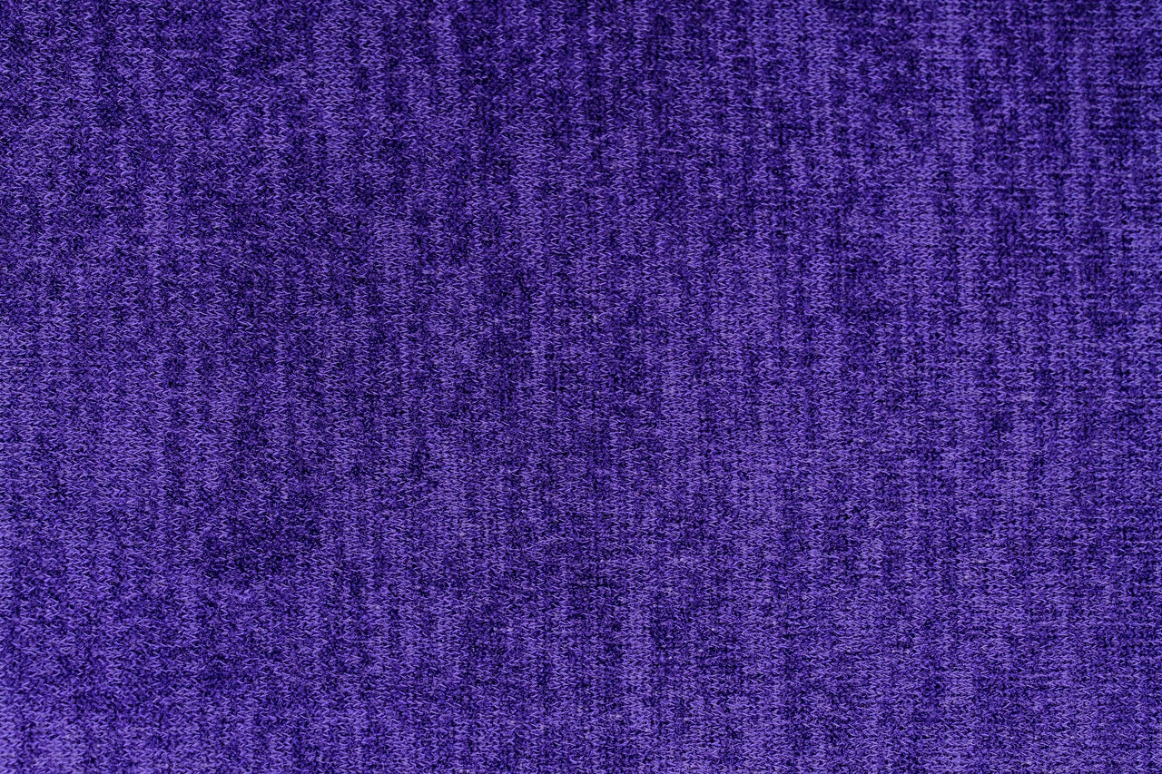 Tissu Maille Pull Confort Uni Violet