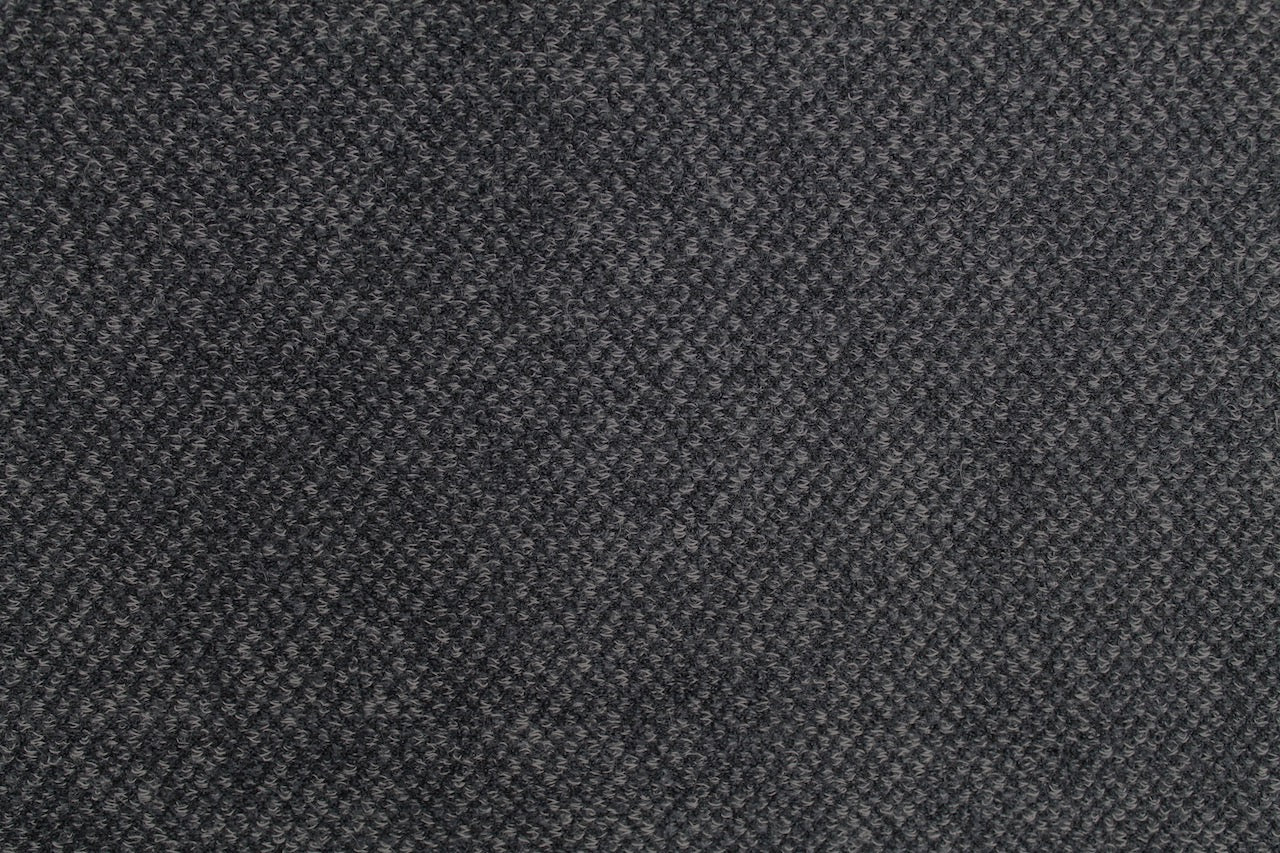 Tissu Maille Pull Ruche Uni Gris foncé