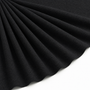 Tissu Maille Pull Ruche Uni Noir