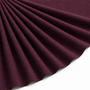 Tissu Maille Pull Ruche Uni Rouge Bordeaux