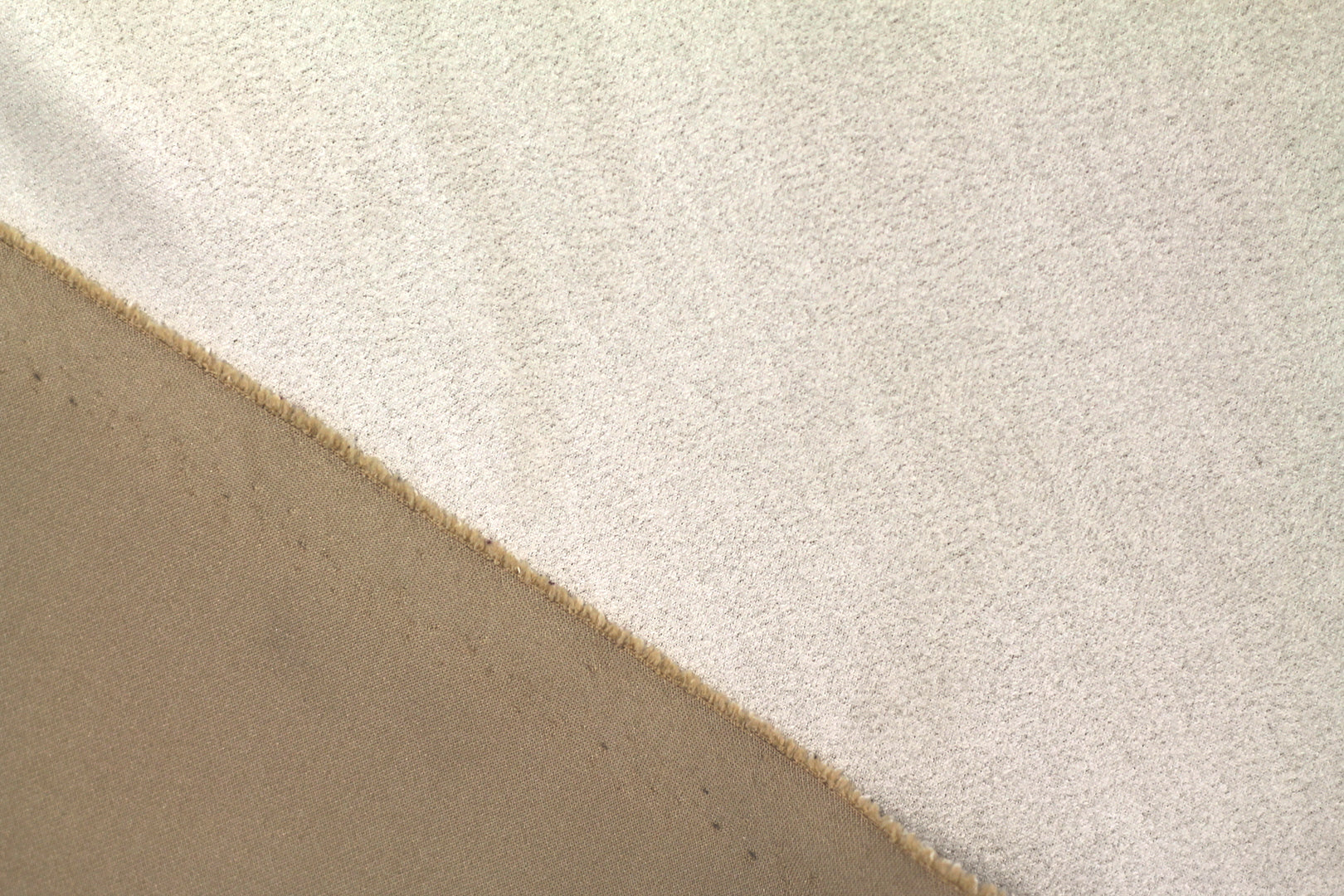 Tissu Maille Scuba envers Suédine Beige
