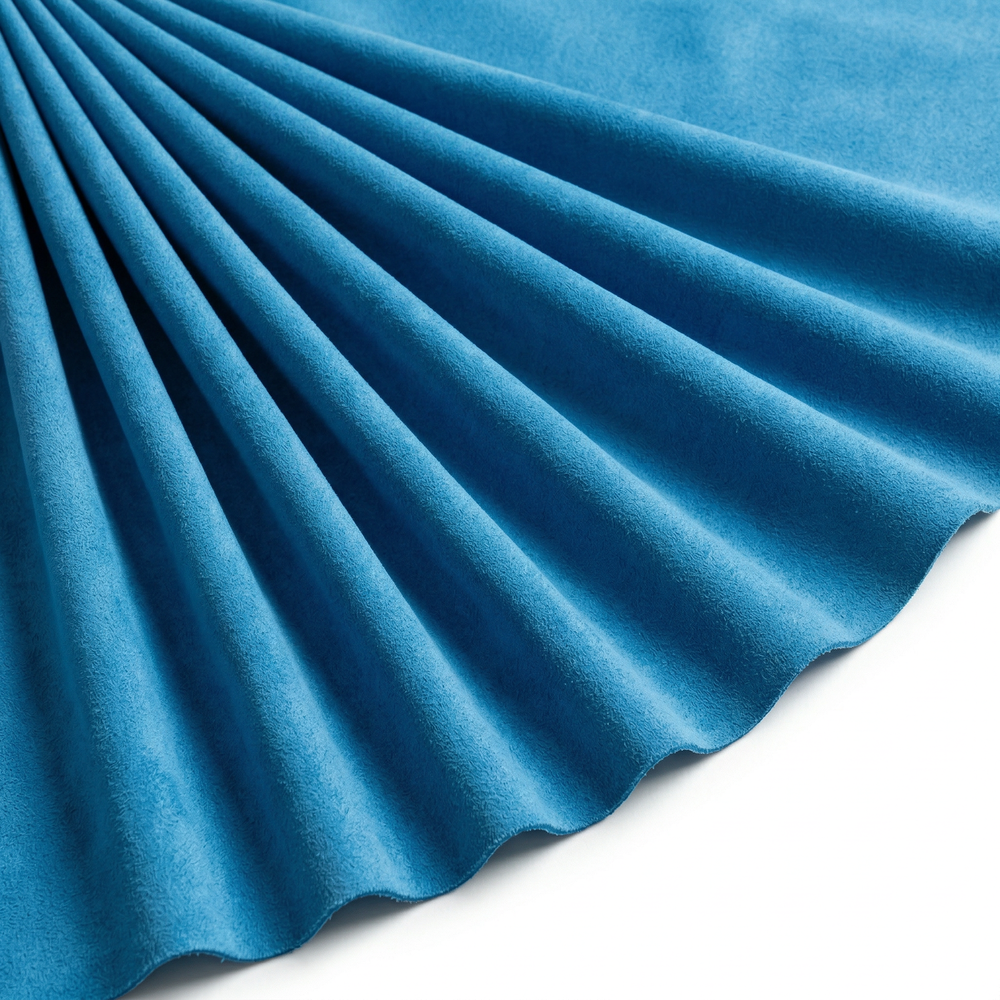 Tissu Maille Scuba envers Suédine Bleu Roi