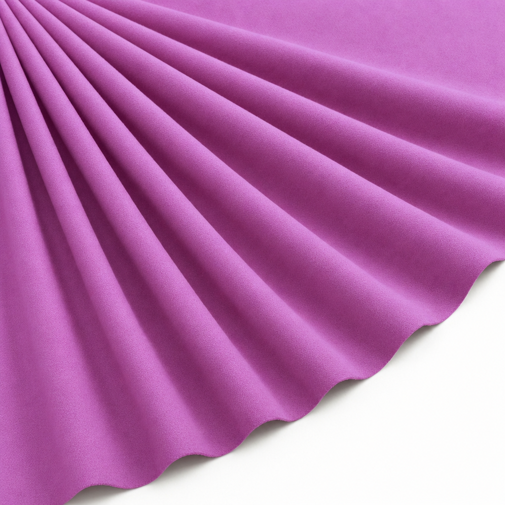 Tissu Maille Scuba envers Suédine Fuchsia