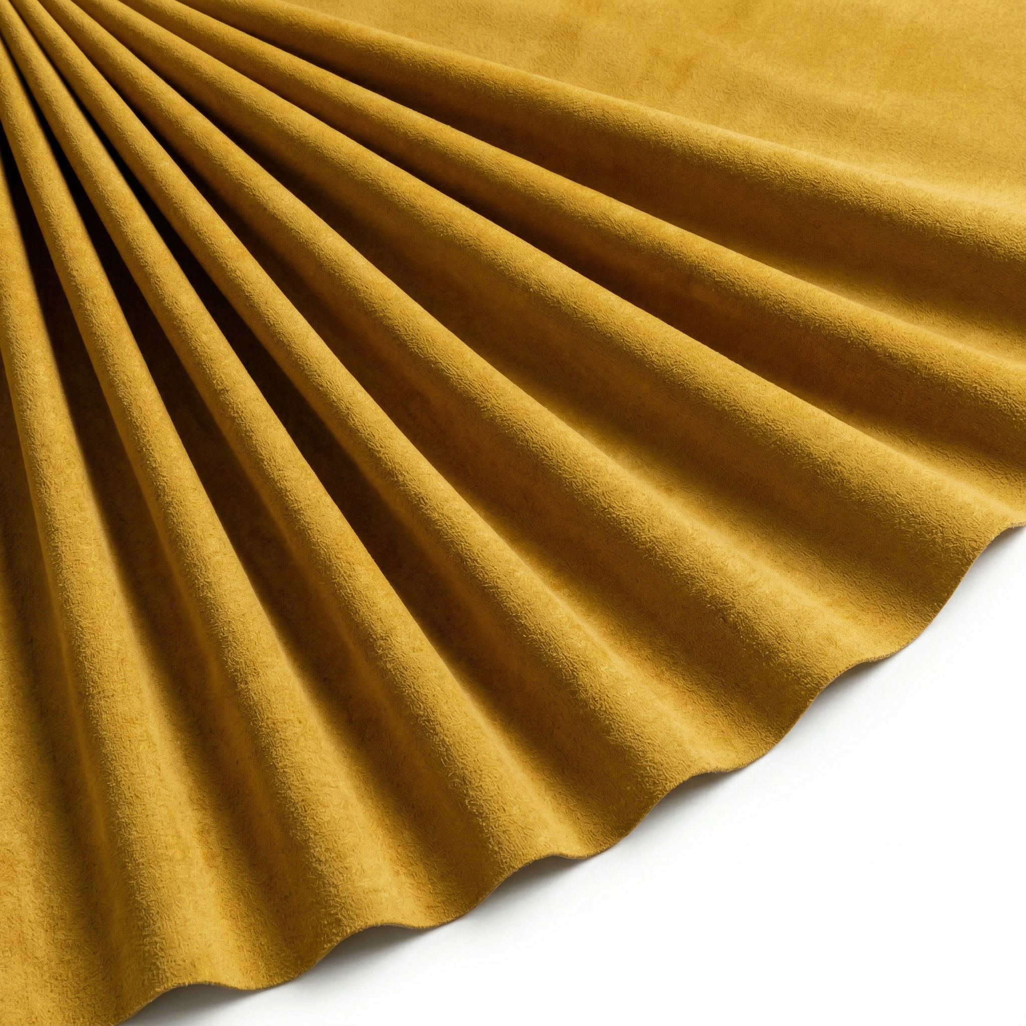 Tissu Maille Scuba envers Suédine Jaune Safran