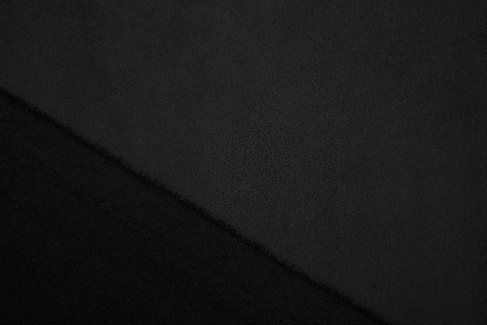 Tissu Maille Scuba envers Suédine Noir