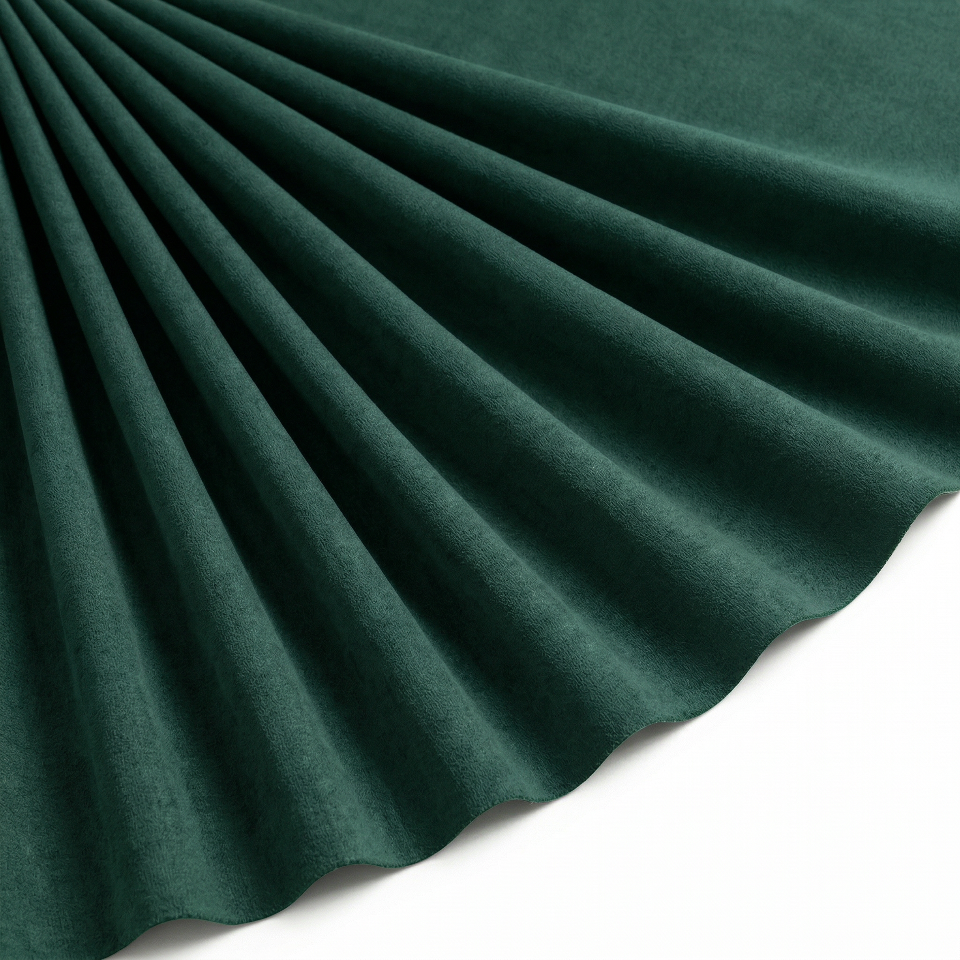 Tissu Maille Scuba envers Suédine Vert foncé
