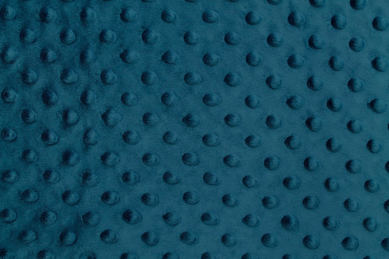 Tissu Minky Polaire relief Pois Canard