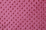 Tissu Minky Polaire relief Pois Framboise