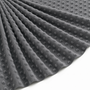 Tissu Minky Polaire relief Pois Gris foncé