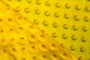 Tissu Minky Polaire relief Pois Jaune