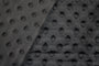 Tissu Minky Polaire relief Pois Noir
