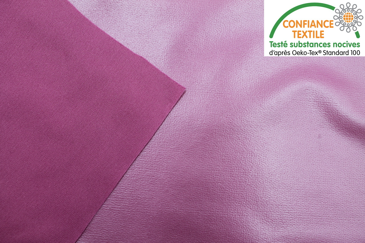 Tissu PUL Laminé Oeko-Tex Fuchsia