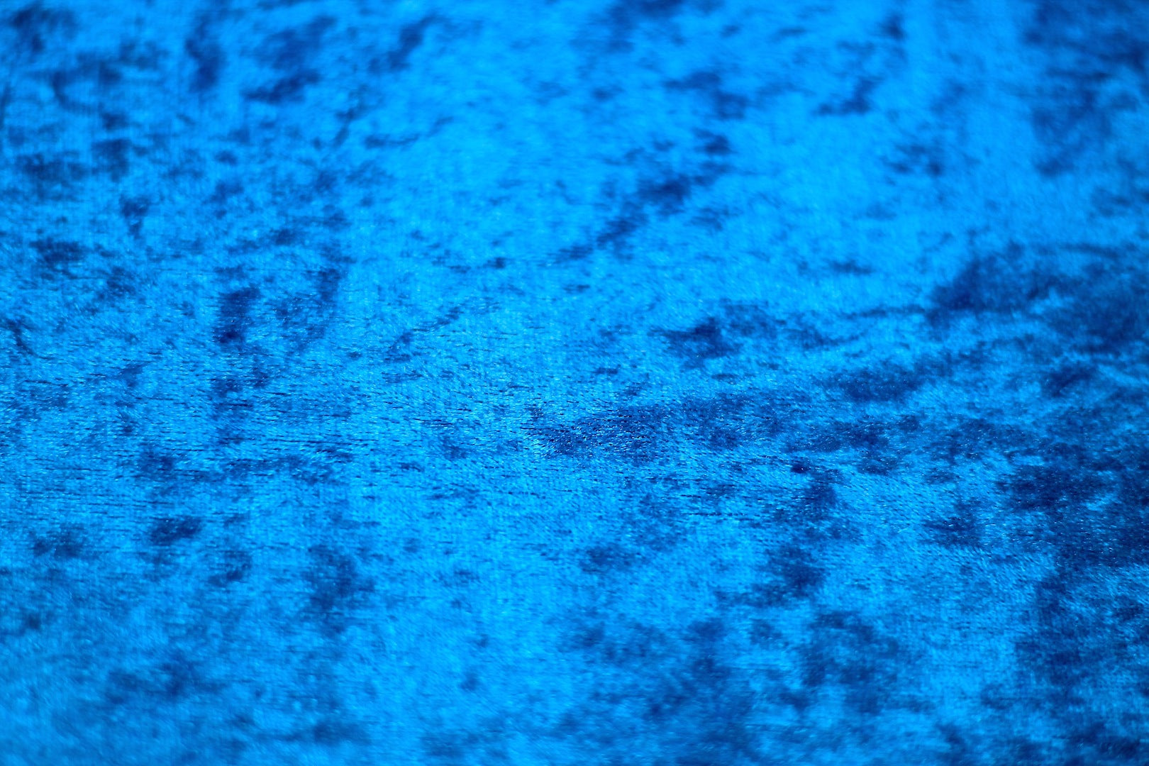 Tissu Panne de Velours Unie Bleu Roi