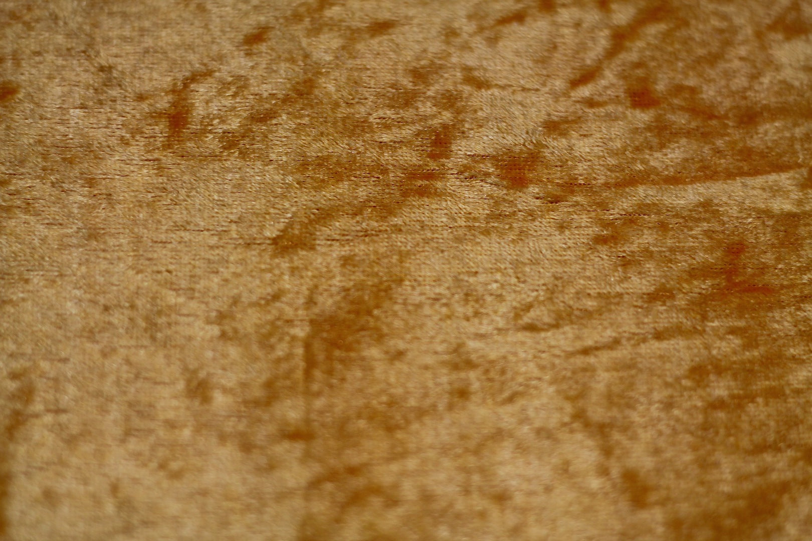 Tissu Panne de Velours Unie Orange