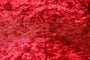 Tissu Panne de Velours Unie Rouge