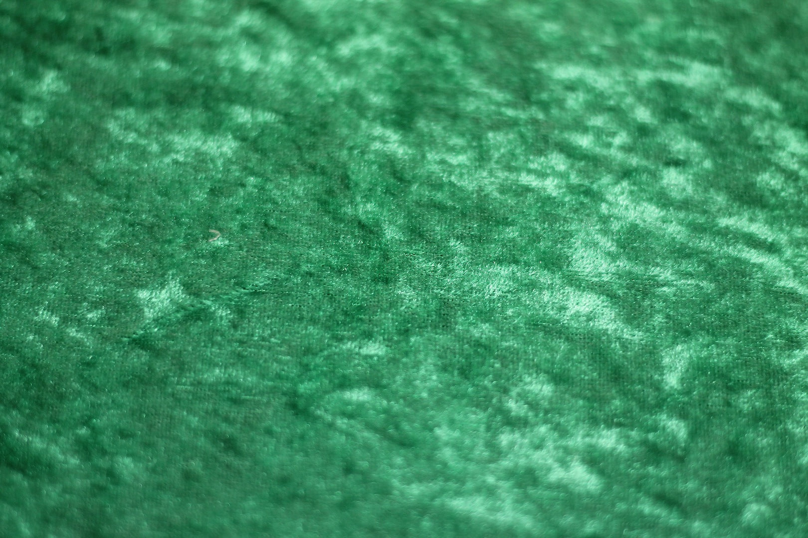 Tissu Panne de Velours Unie Vert pomme