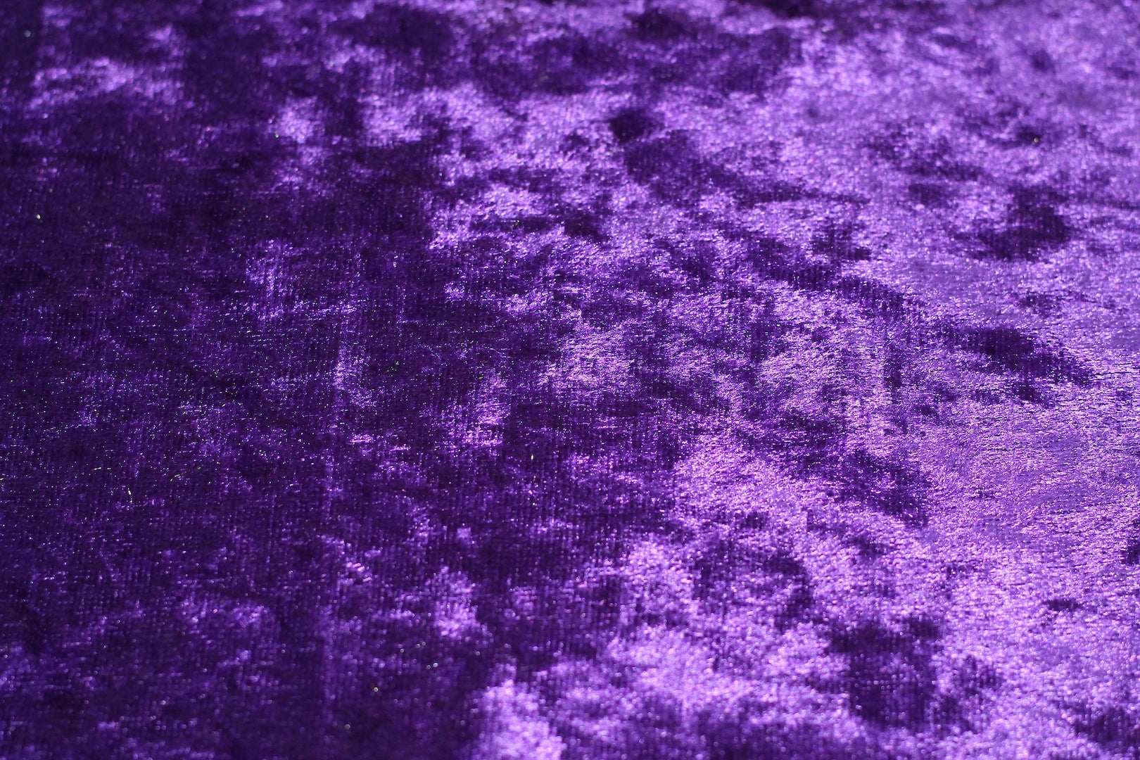 Tissu Panne de Velours Unie Violet