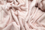 Tissu Polaire Douillette Douce Uni Rose Pâle