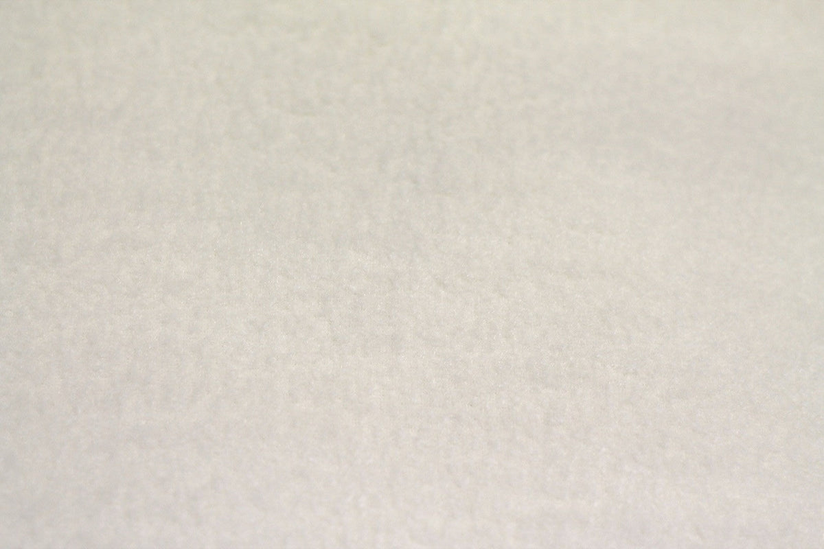 Tissu Polaire Unie Blanc cassé