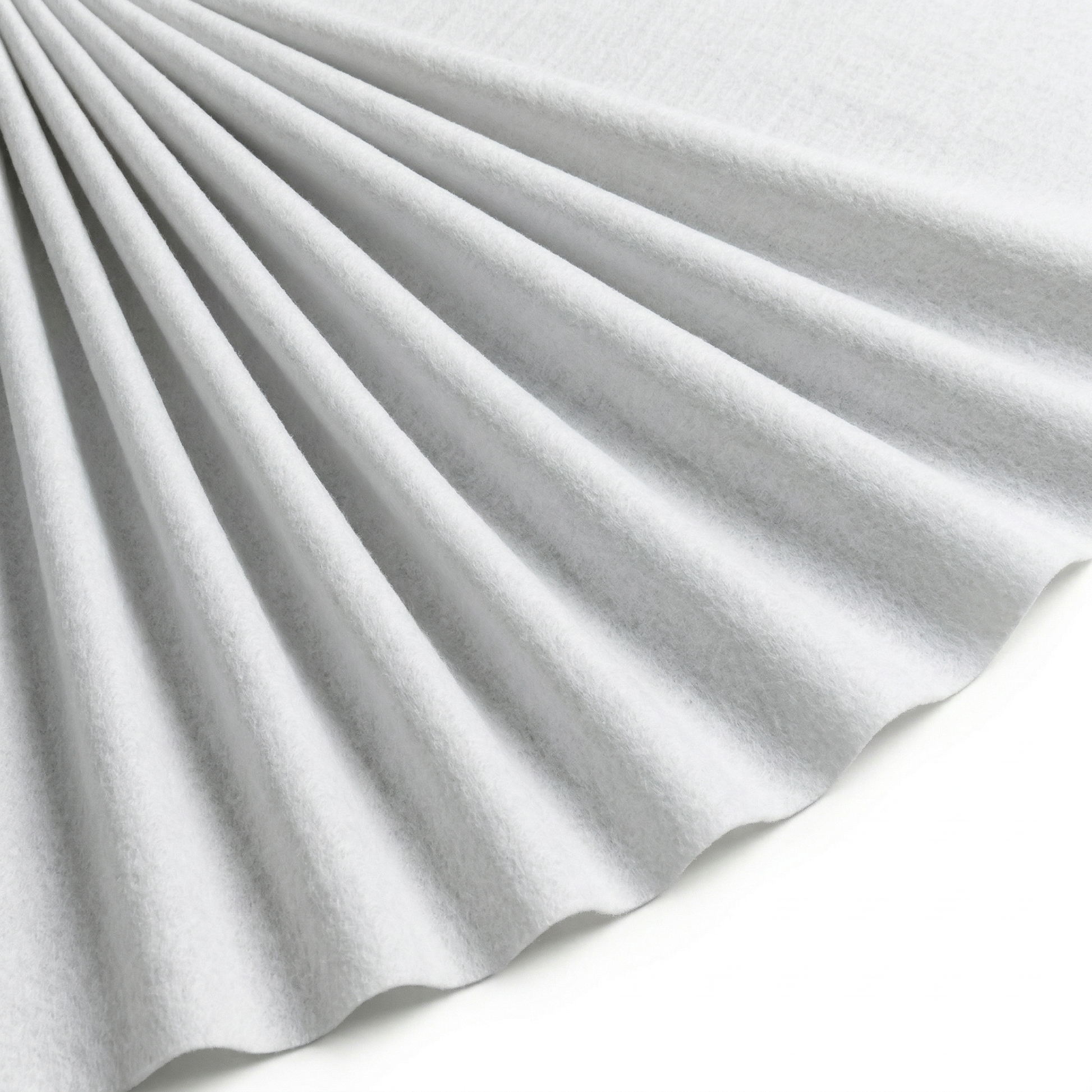 Tissu Polaire Unie Blanc