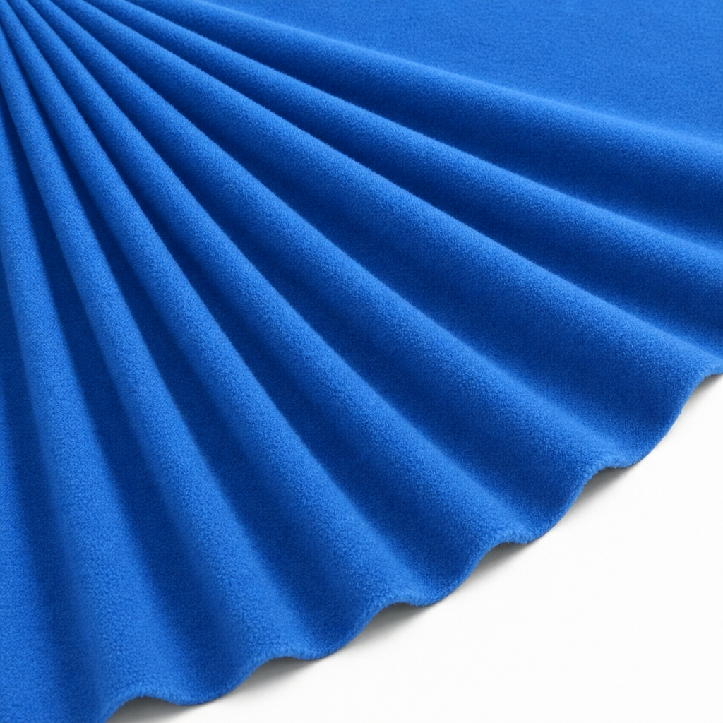 Tissu Polaire Unie Bleu Roi