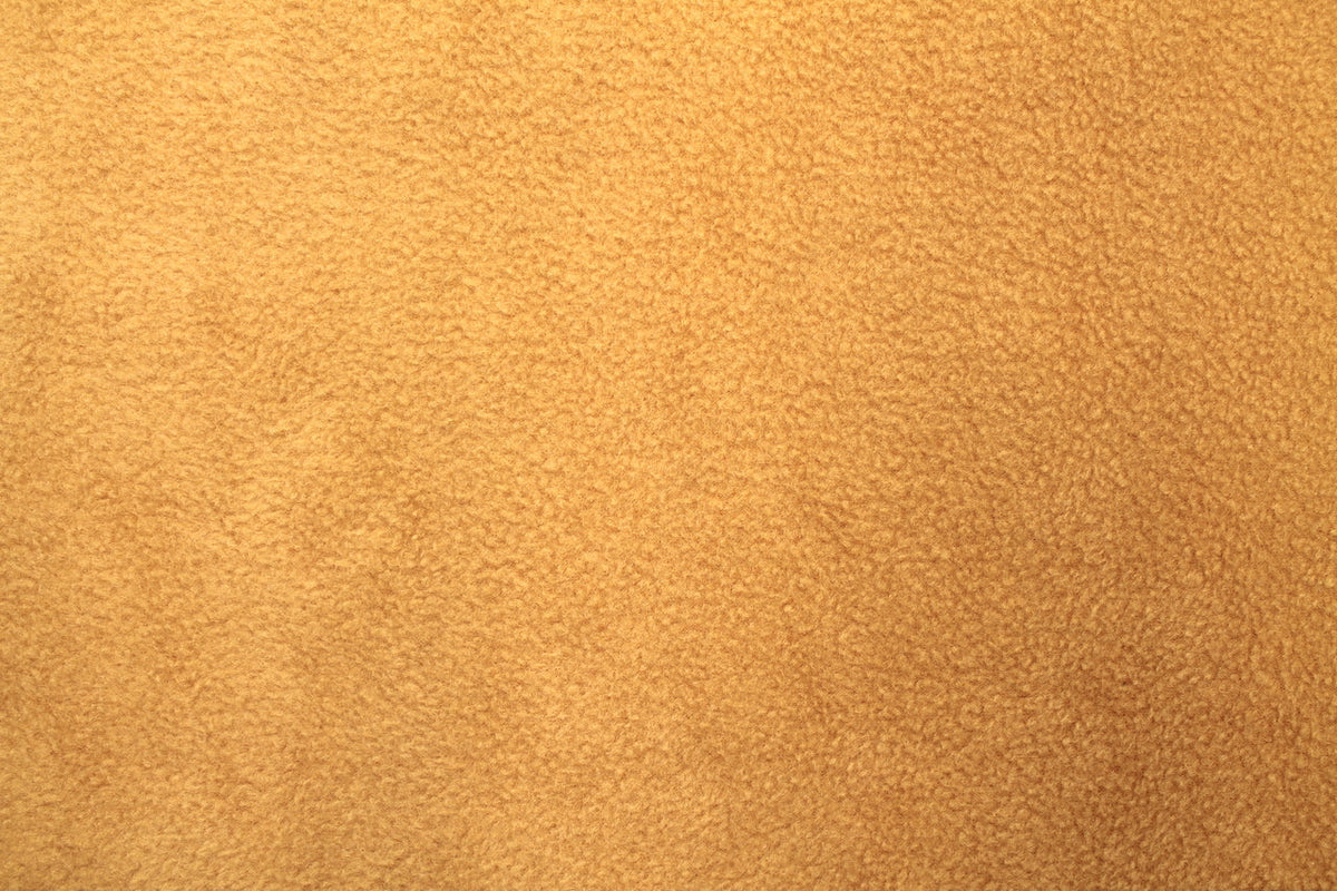 Tissu Polaire Unie Jaune Safran