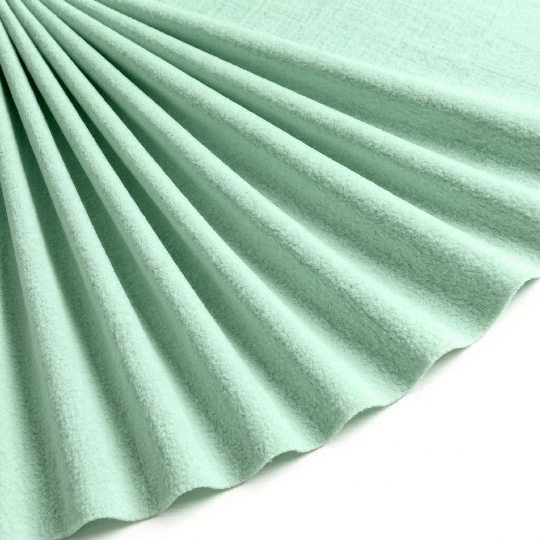 Tissu Polaire Unie Vert d'eau