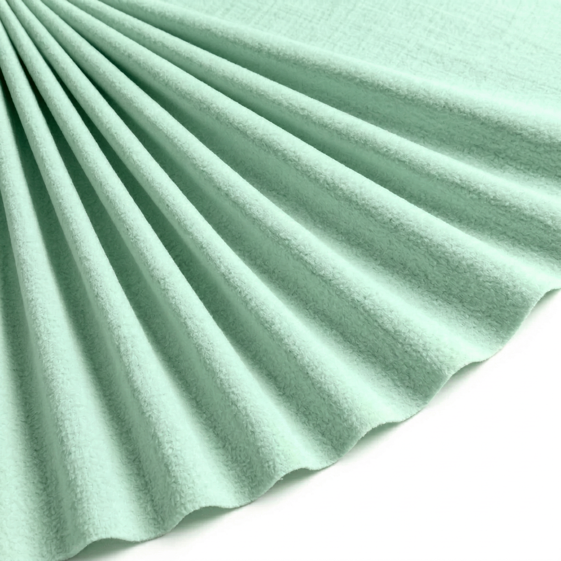 Tissu Polaire Unie Vert d'eau