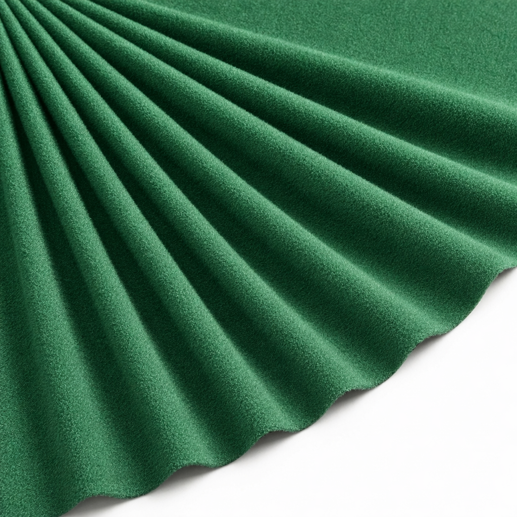 Tissu Polaire Unie Vert drapeau