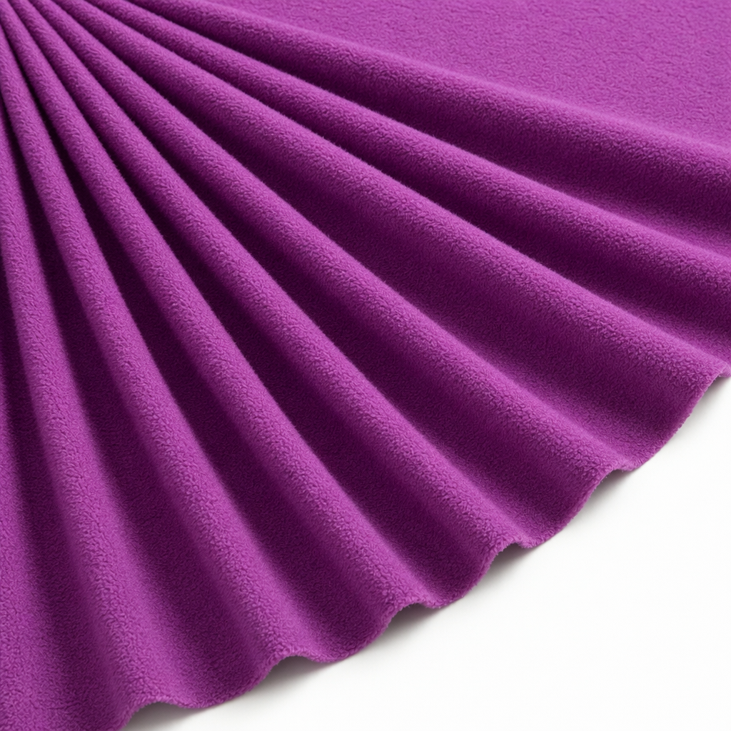 Tissu Polaire Unie Violet
