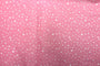 Tissu Popeline de Coton Imprimé Étoiles Rose clair
