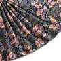 Tissu Popeline de Coton Imprimé Papillon Rose
