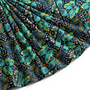 Tissu Popeline de Coton Imprimé Papillon Turquoise