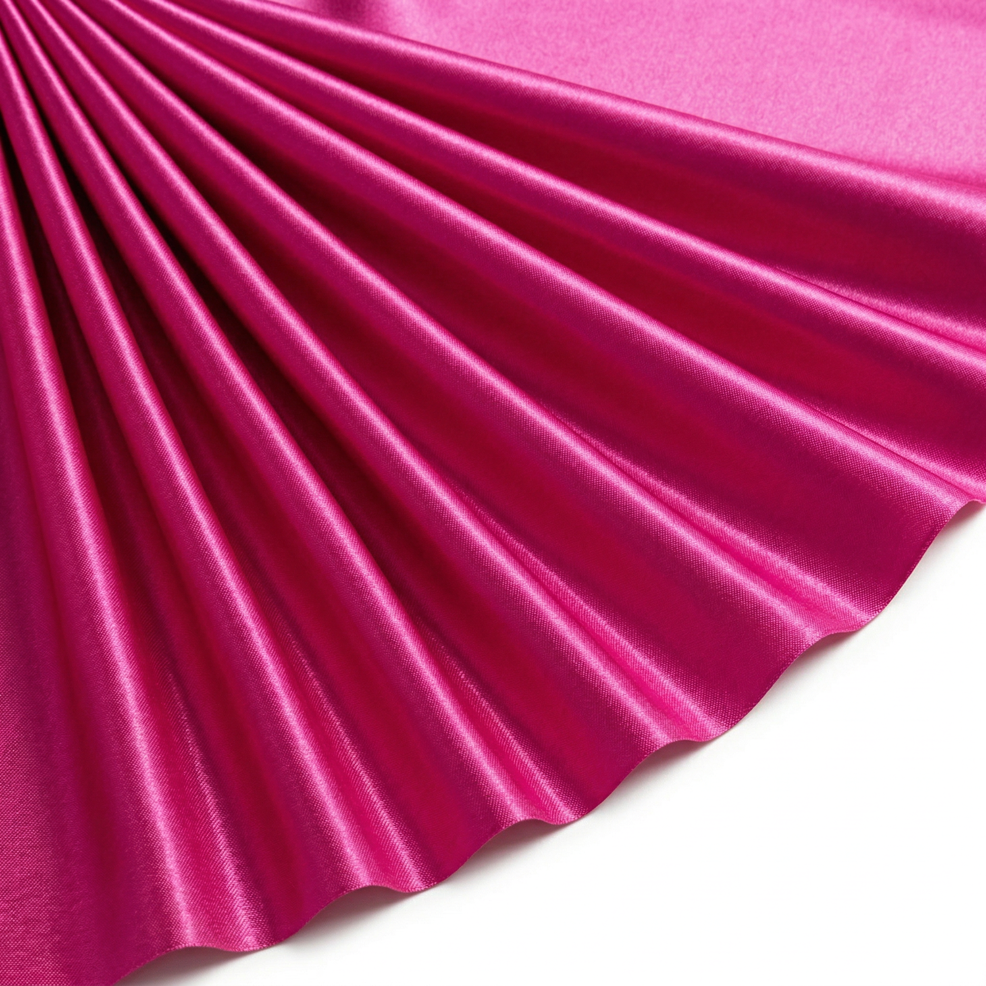 Tissu Satin Duchesse Rigide Uni Fuchsia