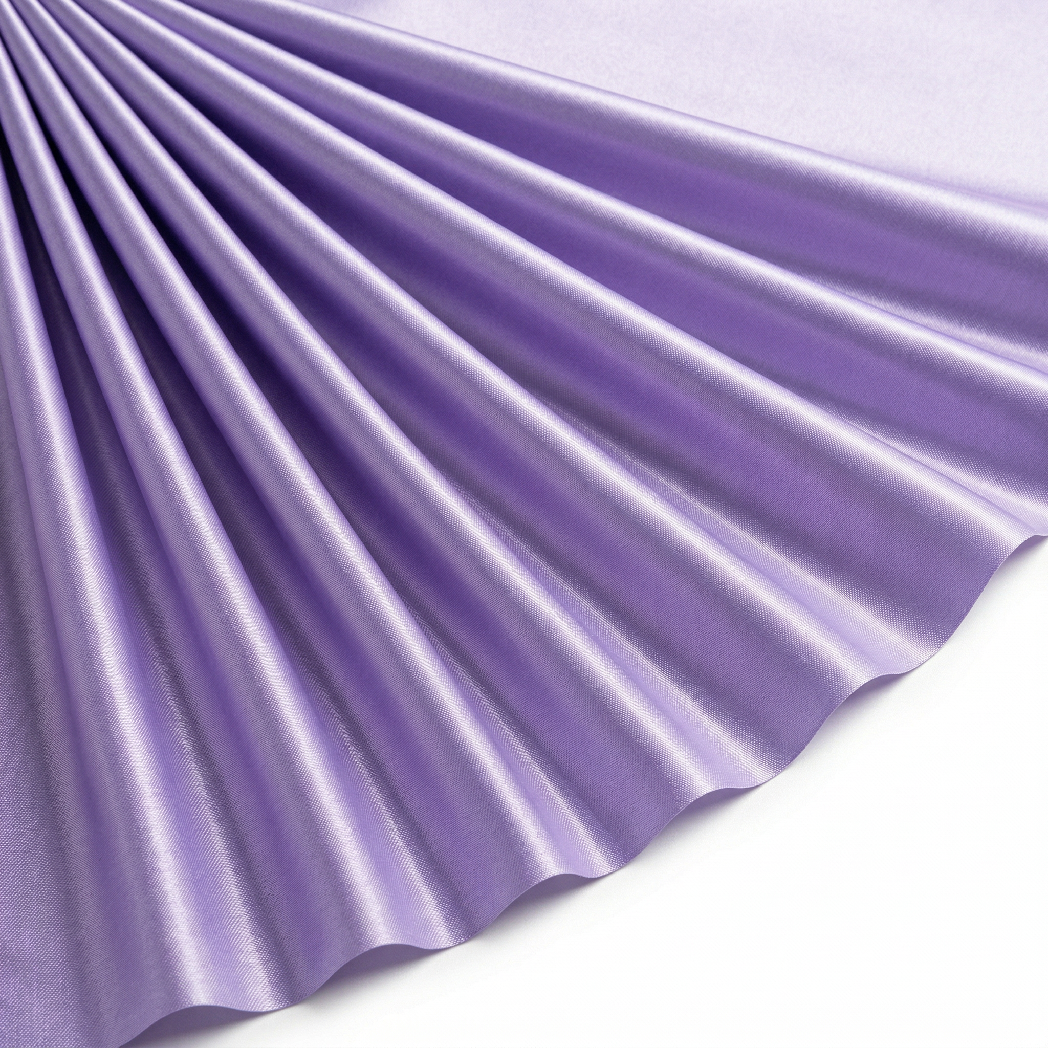 Tissu Satin Duchesse Rigide Uni Lilas