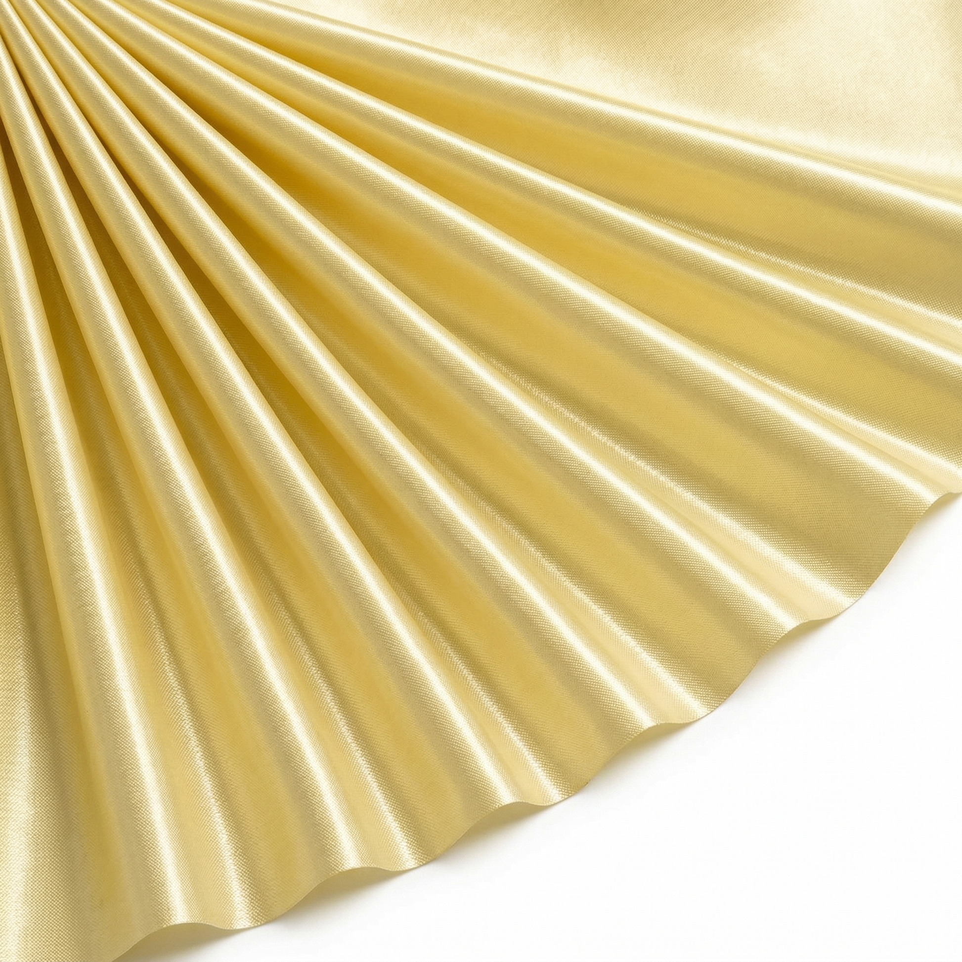 Tissu Satin Duchesse Rigide Uni Or clair