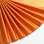 Tissu Satin Duchesse Rigide Uni Orange