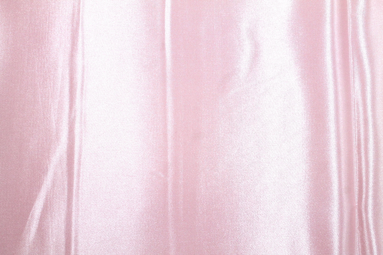 Tissu Satin Duchesse Rigide Uni Rose clair