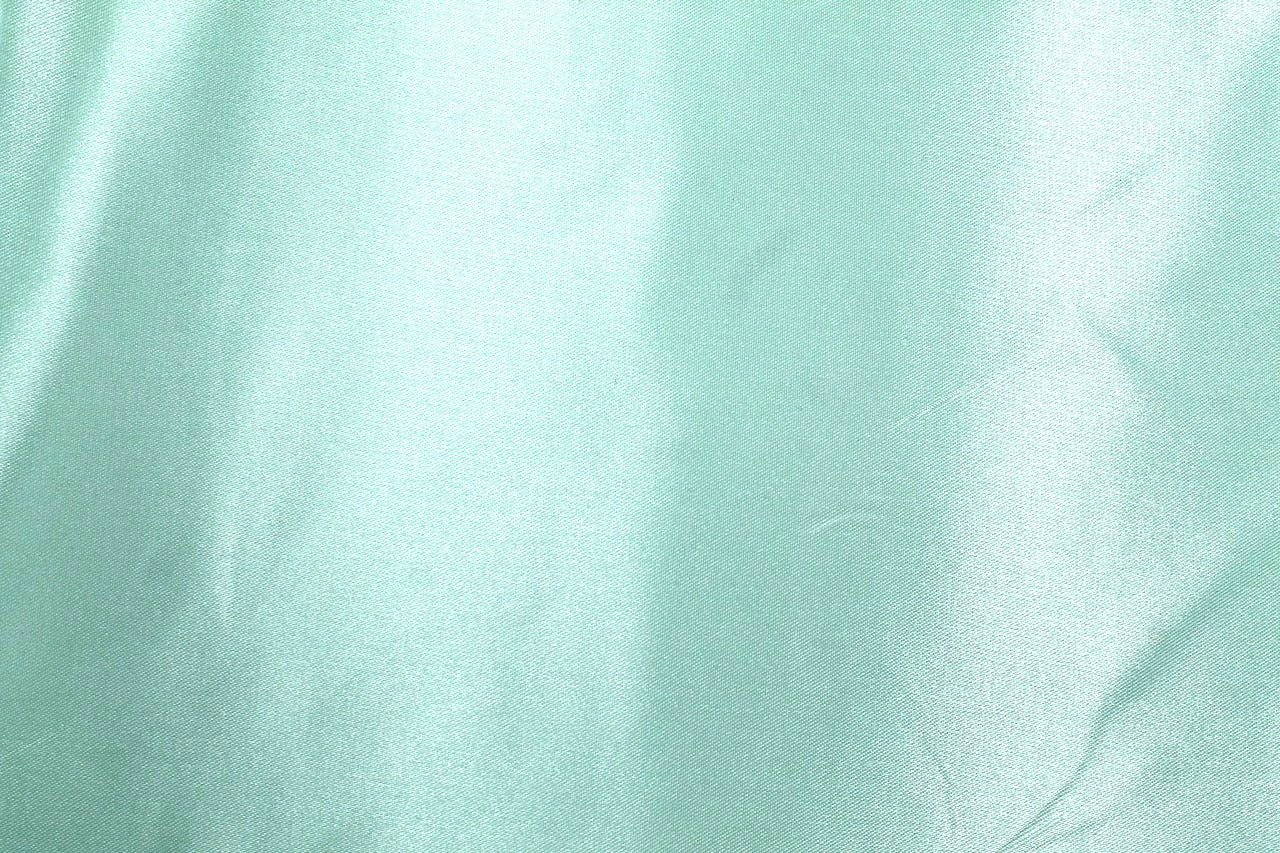 Tissu Satin Duchesse Rigide Uni Vert Menthe