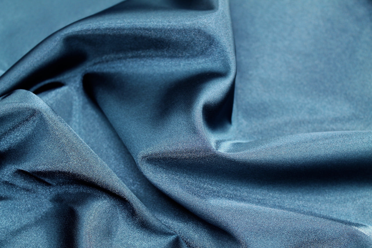 Tissu Satin Extensible Uni Canard