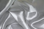 Tissu Satin Polyester Uni Blanc