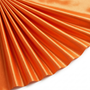 Tissu Satin Polyester Uni Orange