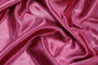 Tissu Satin Polyester Uni Rouge Bordeaux