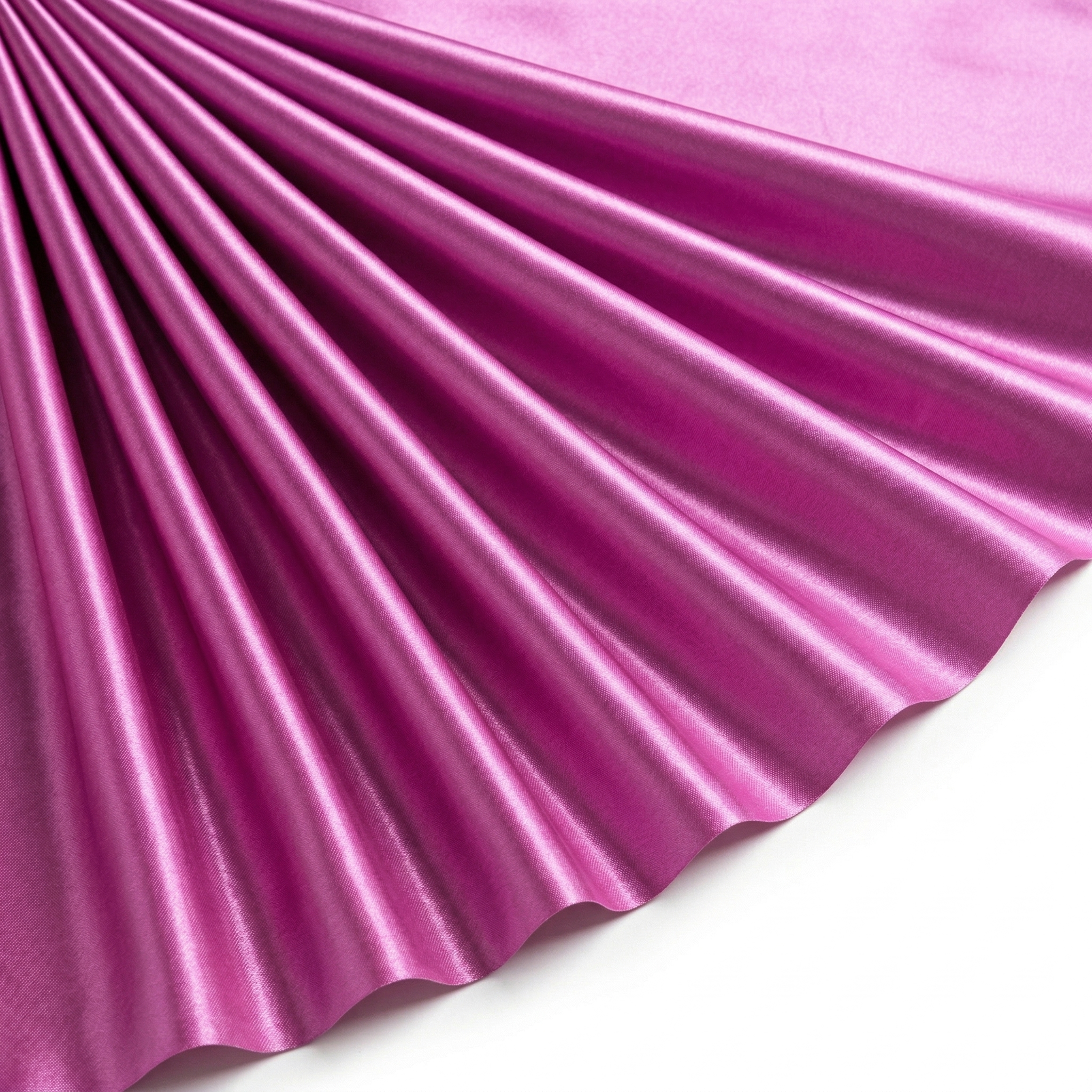 Tissu Satin Polyester Uni Violet