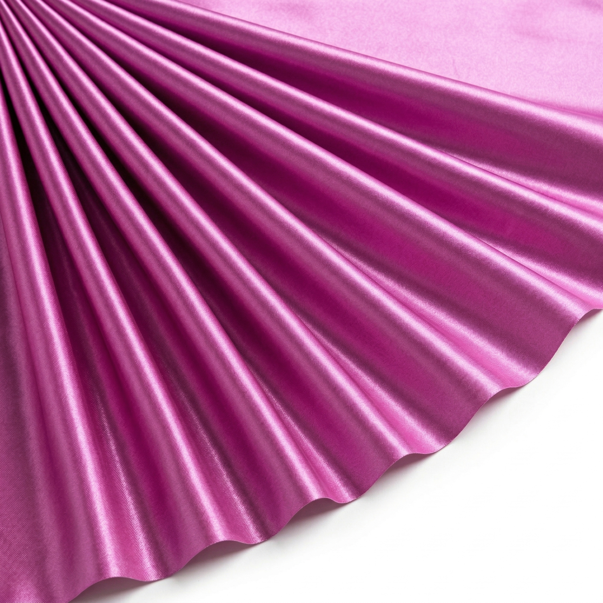 Tissu Satin Polyester Uni Violet