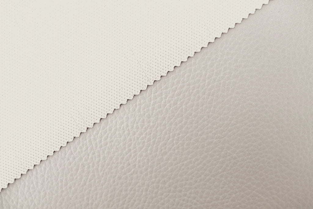 Tissu Simili Cuir Skaï Uni Blanc