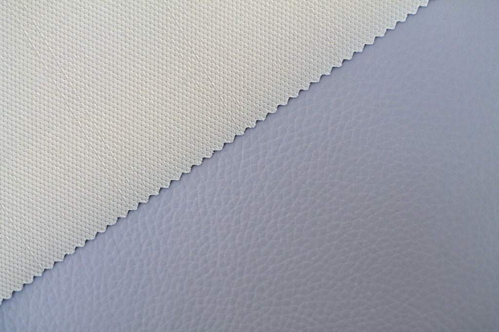 Tissu Simili Cuir Skaï Uni Bleu Ciel