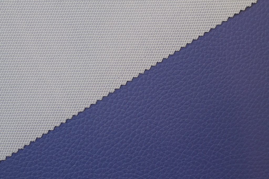 Tissu Simili Cuir Skaï Uni Bleu Roi