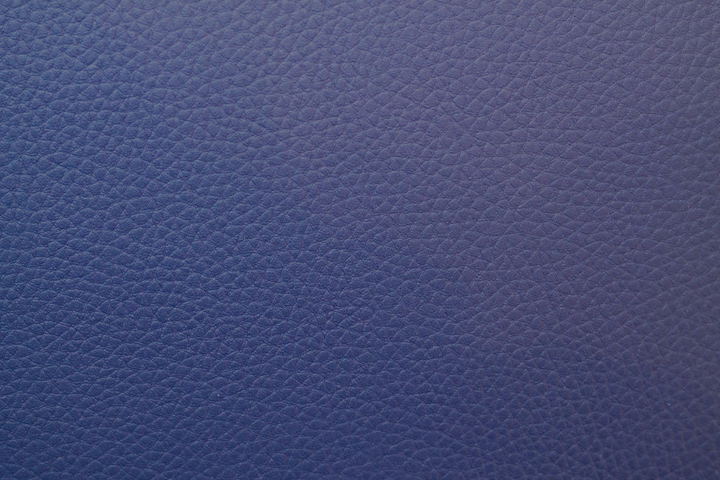 Tissu Simili Cuir Skaï Uni Bleu Roi