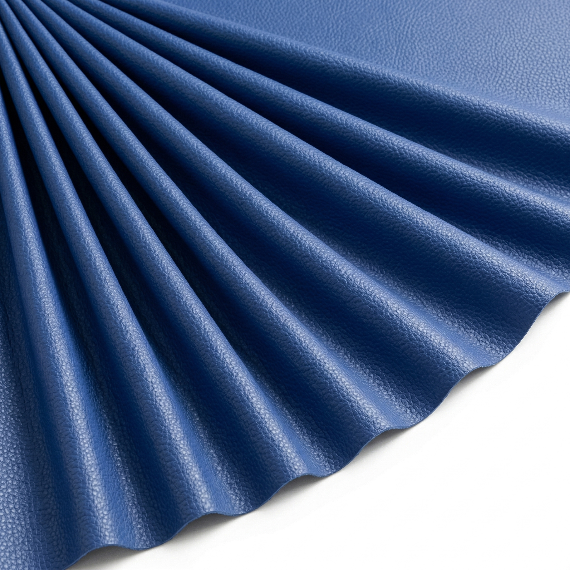 Tissu Simili Cuir Skaï Uni Bleu Roi